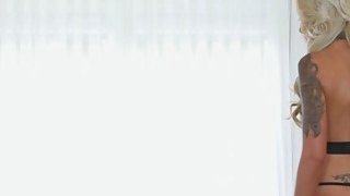 Mommy has a special surprise for her teen lesbian lover