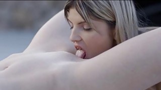 Dyke couldnt stop sucking girlfriends tits